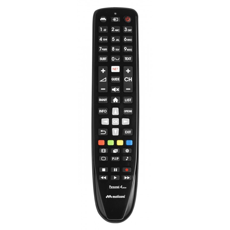 Meliconi Gumbody Personal 4 plus télécommande IR Wireless TV Appuyez sur les boutons