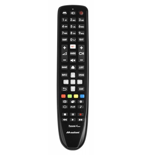 Meliconi Gumbody Personal 4 plus mando a distancia IR inalámbrico TV Botones