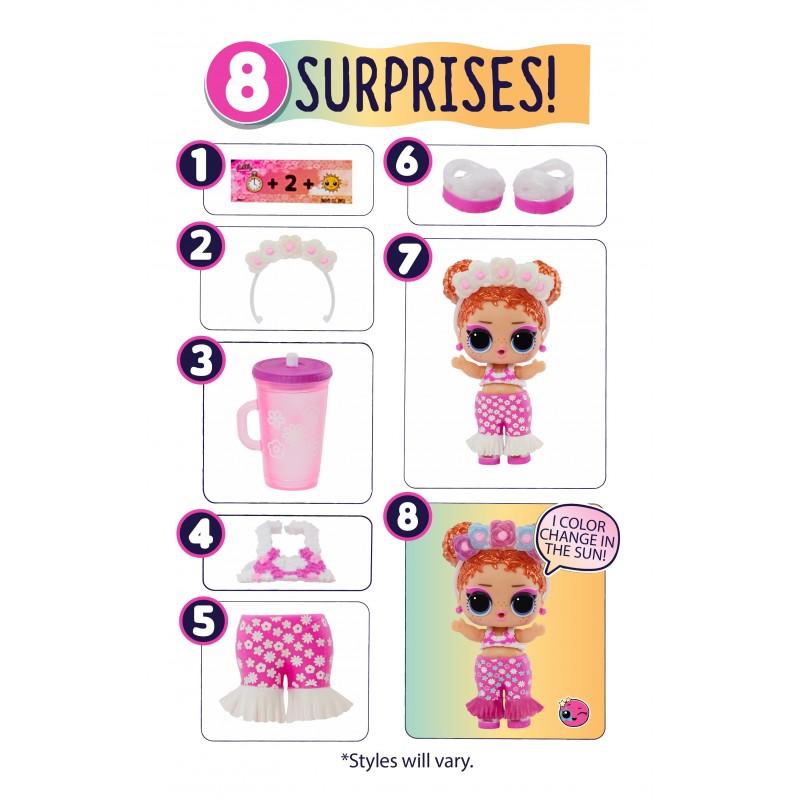 L.O.L. Surprise! Sunshine Makeover Doll Asst in PDQ