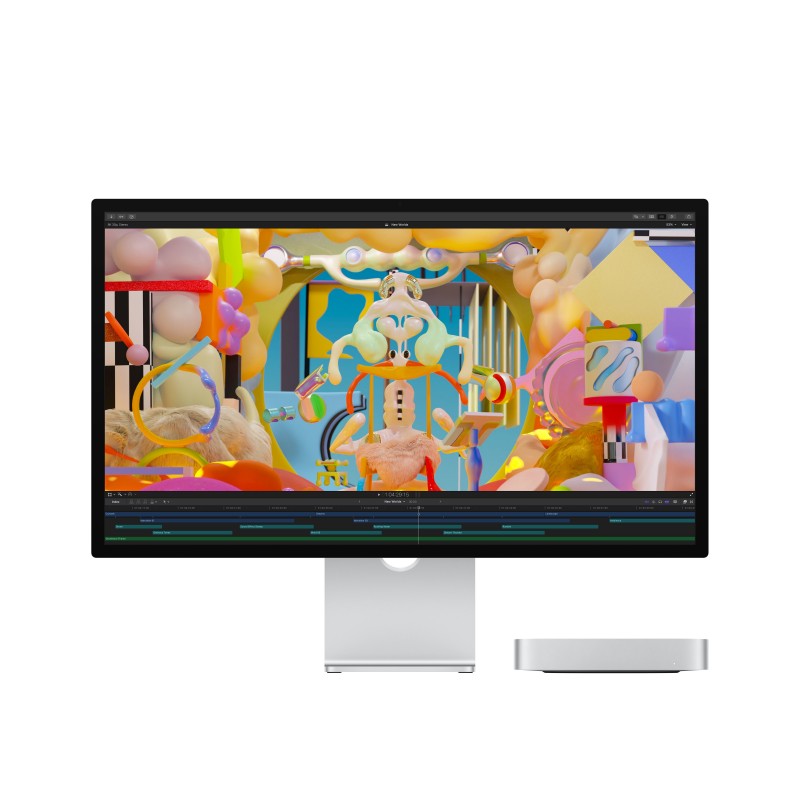 Apple Mac mini M2 Apple M 8 GB 256 GB SSD macOS Ventura Mini PC Plata