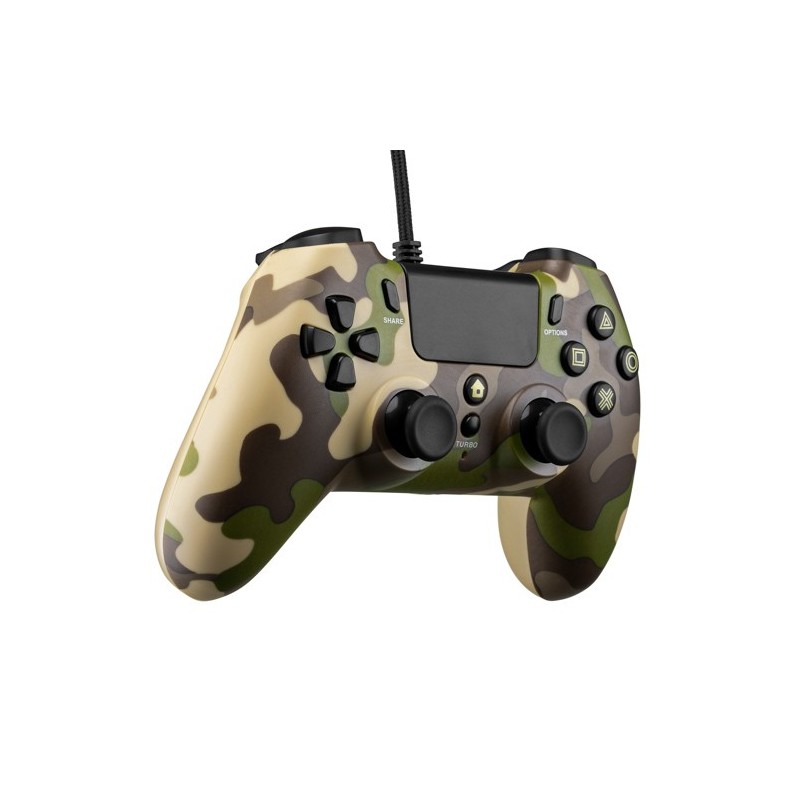 Qubick ACP40171 mando y volante Camuflaje USB Gamepad Analógico Digital PC, PlayStation 4, PlayStation 5