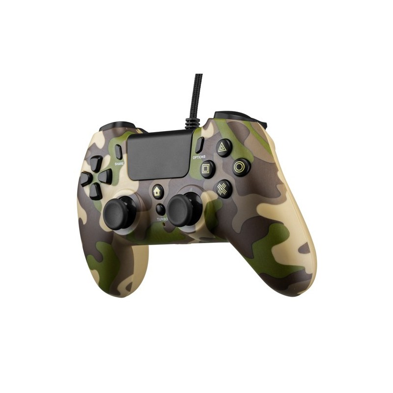 Qubick ACP40171 accessoire de jeux vidéo Camouflage USB Manette de jeu Analogique Numérique PC, PlayStation 4, PlayStation 5