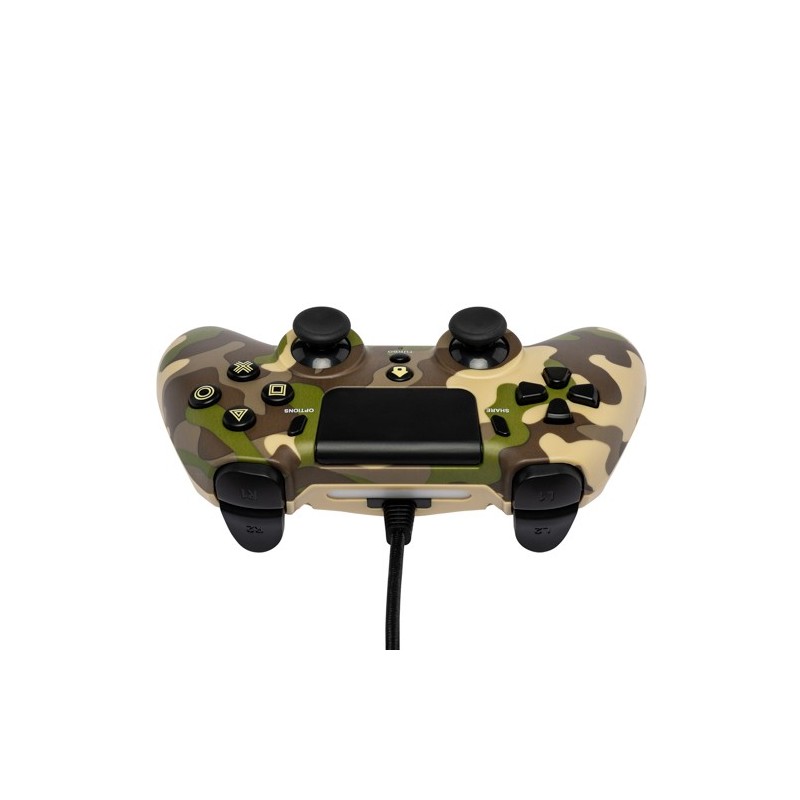 Qubick ACP40171 mando y volante Camuflaje USB Gamepad Analógico Digital PC, PlayStation 4, PlayStation 5