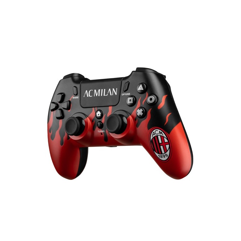Qubick ACP40179 Gaming Controller Black, Red Gamepad Analogue Digital PC, PlayStation 4, PlayStation 5