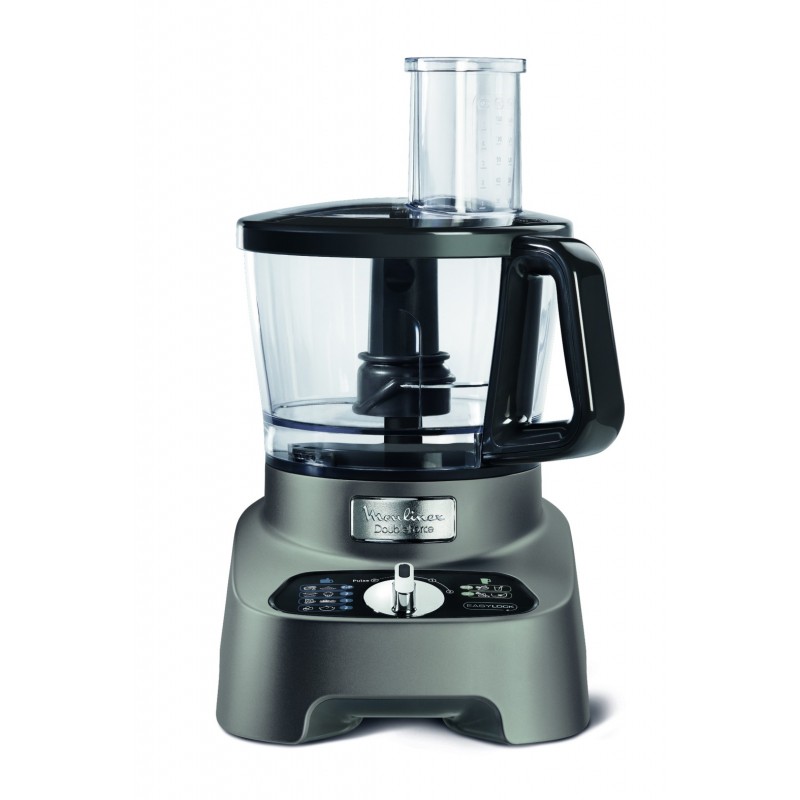 Moulinex DoubleForce FP825E food processor 1000 W 3 L Black, Grey