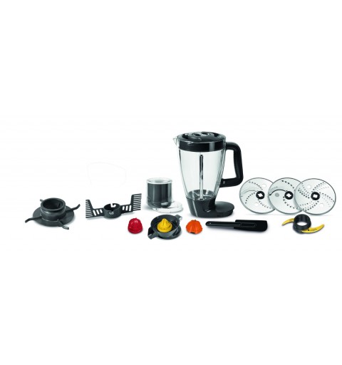 Moulinex DoubleForce FP825E food processor 1000 W 3 L Black, Grey