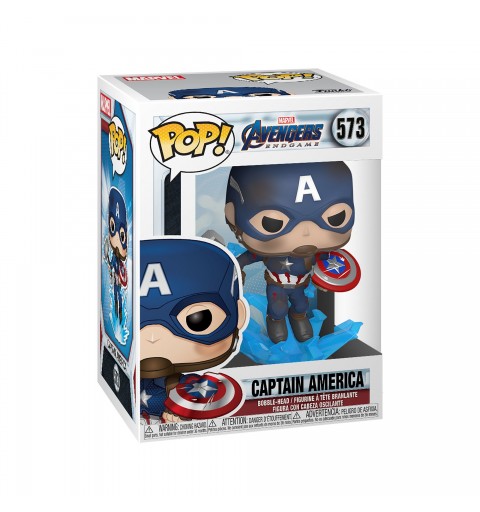 FUNKO POP Marvel Endgame- Capt A w Broken Shield & Mjolnir