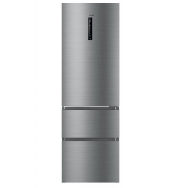 Haier 3D 60 Serie 3 HTR3619ENMN nevera y congelador Independiente 348 L E Plata