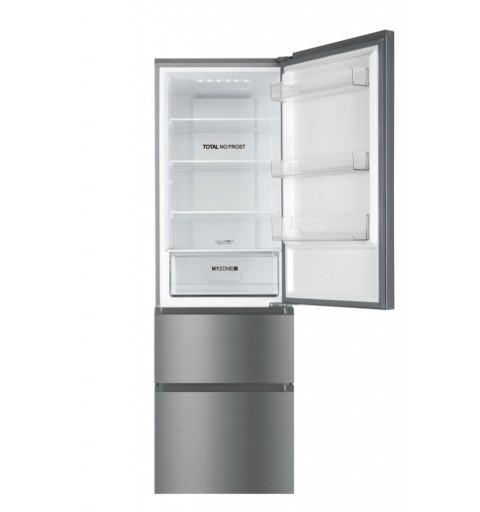 Haier 3D 60 Serie 3 HTR3619ENMN nevera y congelador Independiente 348 L E Plata