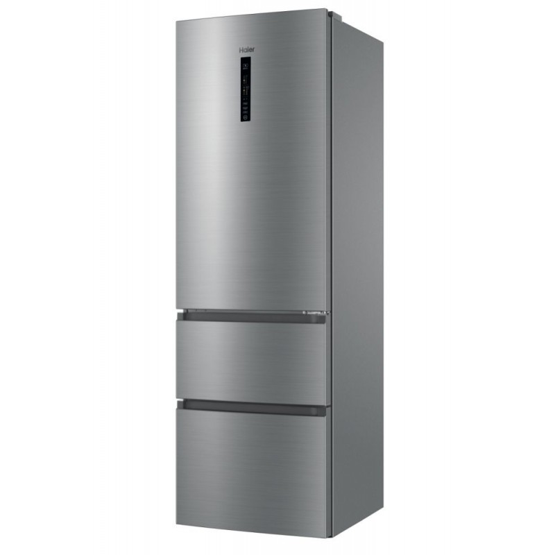 Haier 3D 60 Serie 3 HTR3619ENMN nevera y congelador Independiente 348 L E Plata