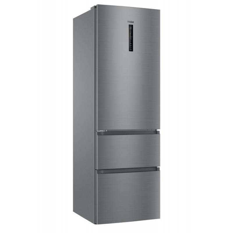 Haier 3D 60 Serie 3 HTR3619ENMN nevera y congelador Independiente 348 L E Plata