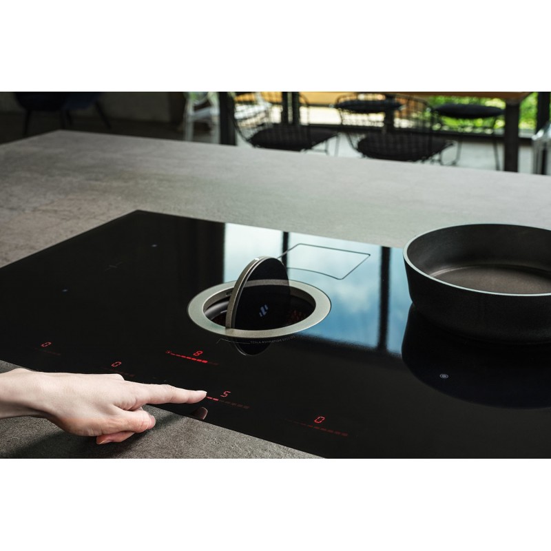 Elica NIKOLATESLA SWITCH BL A 83 Black Built-in 83 cm Zone induction hob 4 zone(s)