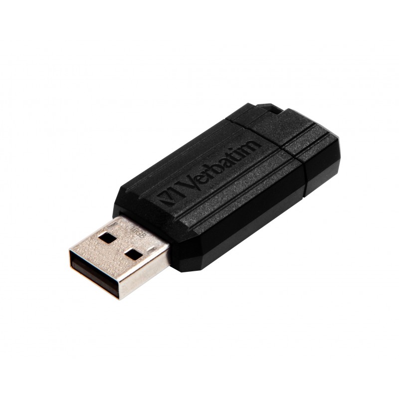 Verbatim PinStripe - USB-Stick 16 GB - Schwarz