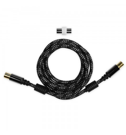 Ekon ECAN18MECOMFW coaxial cable 1.8 m Black
