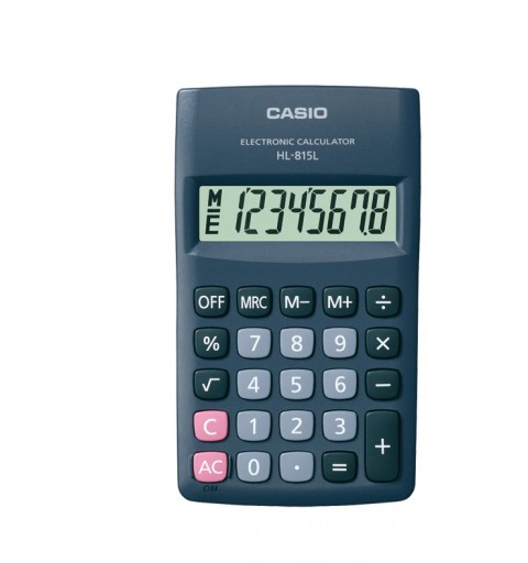 Casio HL-815L calculatrice Poche Calculatrice basique Noir