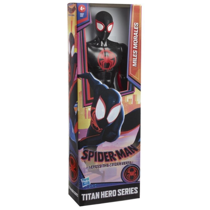 Marvel Spider-Man Miles Morales Toy, 12-Inch-Scale Spider-Man Across the Spider-Verse Figure for Kids Ages 4 and Up