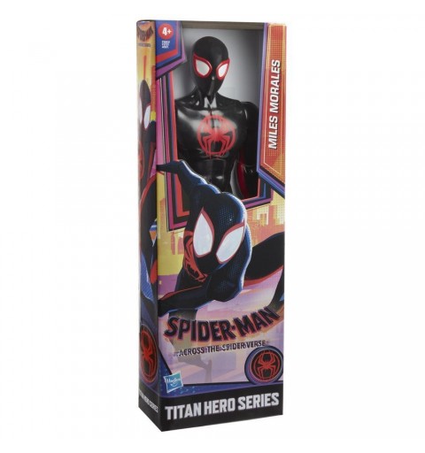 Marvel Spider-Man Miles Morales Toy, 12-Inch-Scale Spider-Man Across the Spider-Verse Figure for Kids Ages 4 and Up