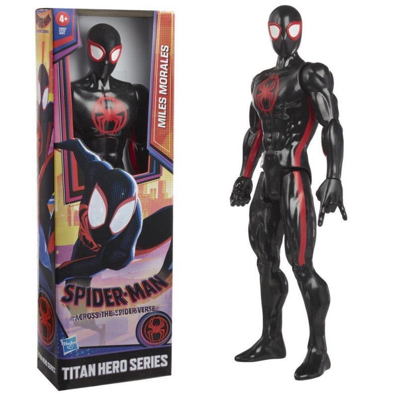 Marvel Spider-Man Miles Morales Toy, 12-Inch-Scale Spider-Man Across the Spider-Verse Figure for Kids Ages 4 and Up