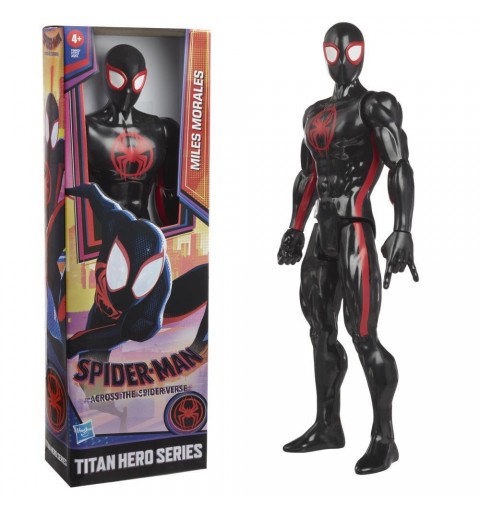 Marvel Spider-Man Miles Morales Toy, 12-Inch-Scale Spider-Man Across the Spider-Verse Figure for Kids Ages 4 and Up