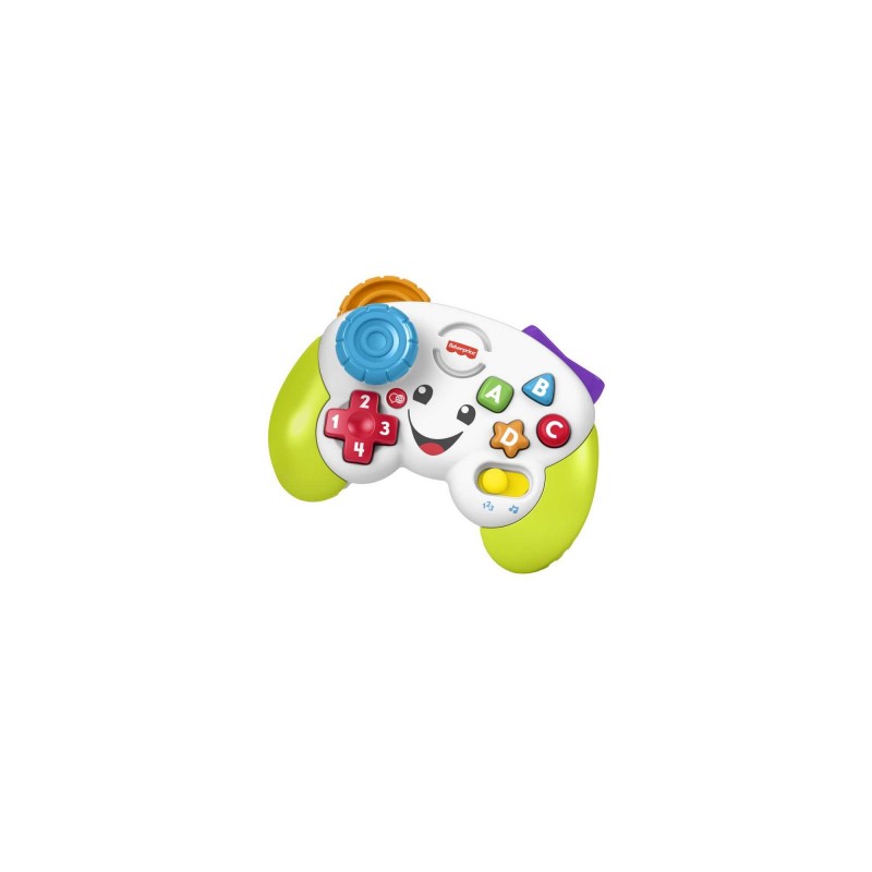 Fisher-Price Laugh & Learn Controller Gioca & Impara Ridi & Impara - Edizione multilingue, Joystick Giocattolo Musicale per