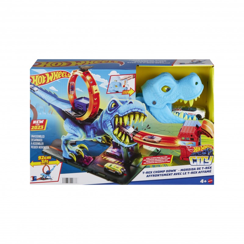 Hot Wheels City T-Rex Chomp Down