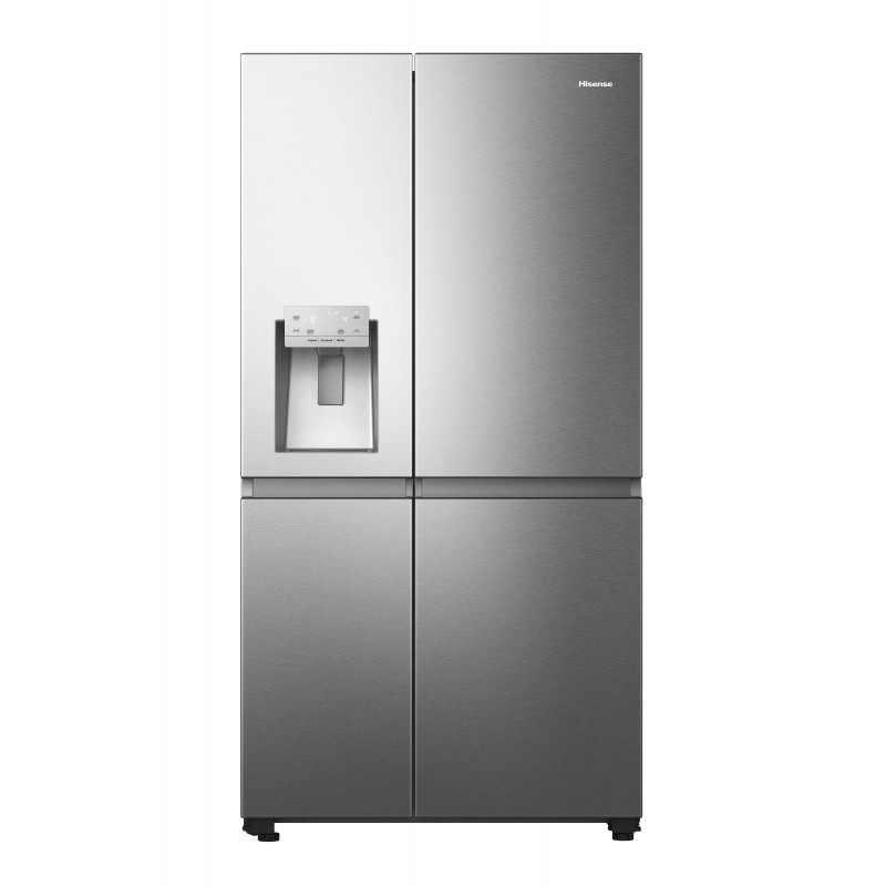 Hisense RS818N4TIE frigo américain Autoportante 632 L E Acier inoxydable