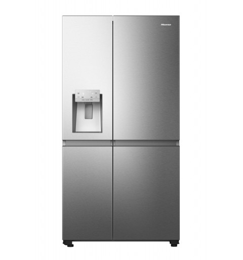 Hisense RS818N4TIE side-by-side refrigerator Freestanding 632 L E Stainless steel