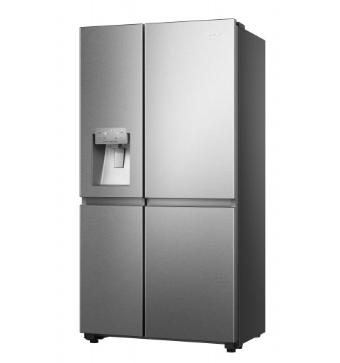 Hisense RS818N4TIE side-by-side refrigerator Freestanding 632 L E Stainless steel