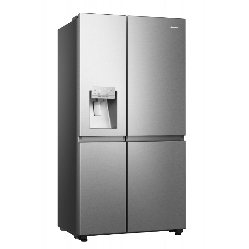 Hisense RS818N4TIE frigo américain Autoportante 632 L E Acier inoxydable