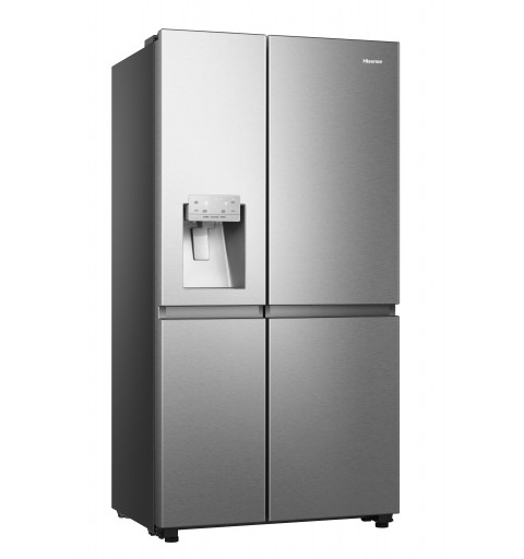 Hisense RS818N4TIE frigo américain Autoportante 632 L E Acier inoxydable