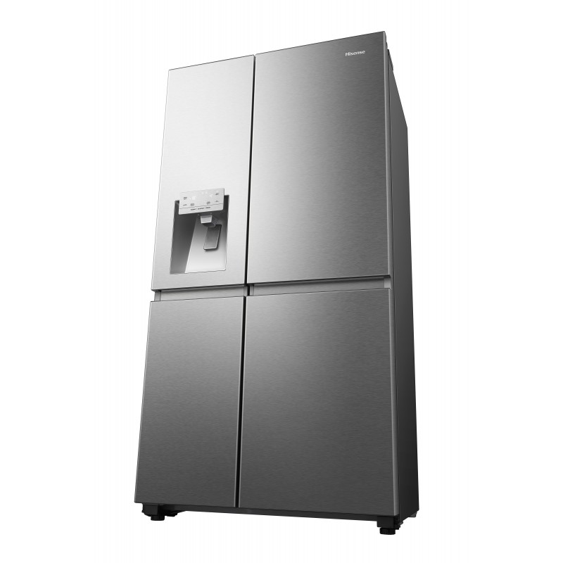 Hisense RS818N4TIE frigorifero side-by-side Libera installazione 632 L E Acciaio inossidabile