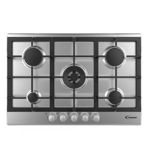Candy Timeless CPG75SWGX Stainless steel Built-in Gas 5 zone(s)