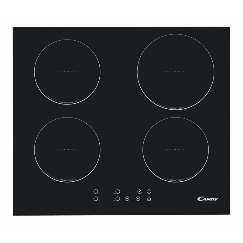 Candy CELPI 60 Noir Intégré (placement) Plaque avec zone à induction 4 zone(s)