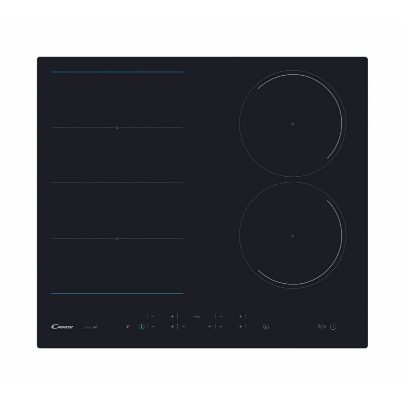 Candy CIES644DCWIFI Black Built-in 59 cm Zone induction hob 4 zone(s)