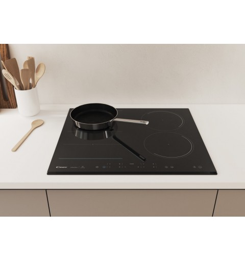 Candy CIES644DCWIFI Black Built-in 59 cm Zone induction hob 4 zone(s)