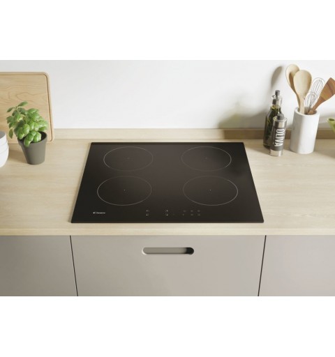 Candy Smart CDJ642KTT Schwarz Integriert 60 cm Zonen-Induktionskochfeld 4 Zone(n)