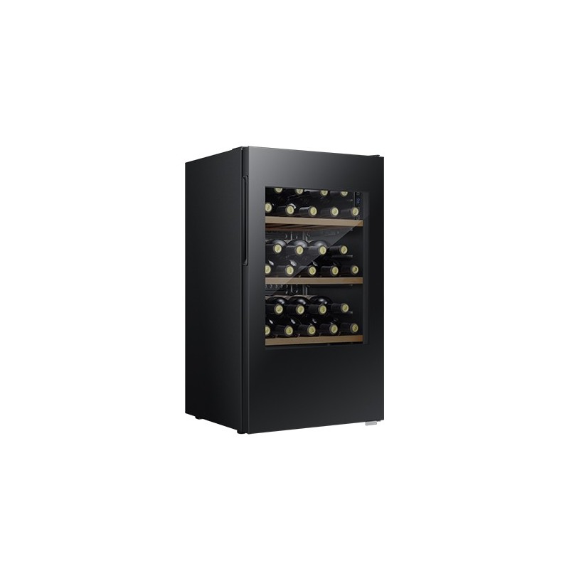 Hisense RW12D4NWG0 enfriador de vino Nevera de vino Independiente Negro 30 botella(s)