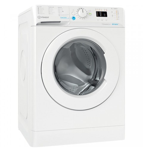 Indesit BWA 81285X W IT machine à laver Charge avant 8 kg 1200 tr min B Blanc