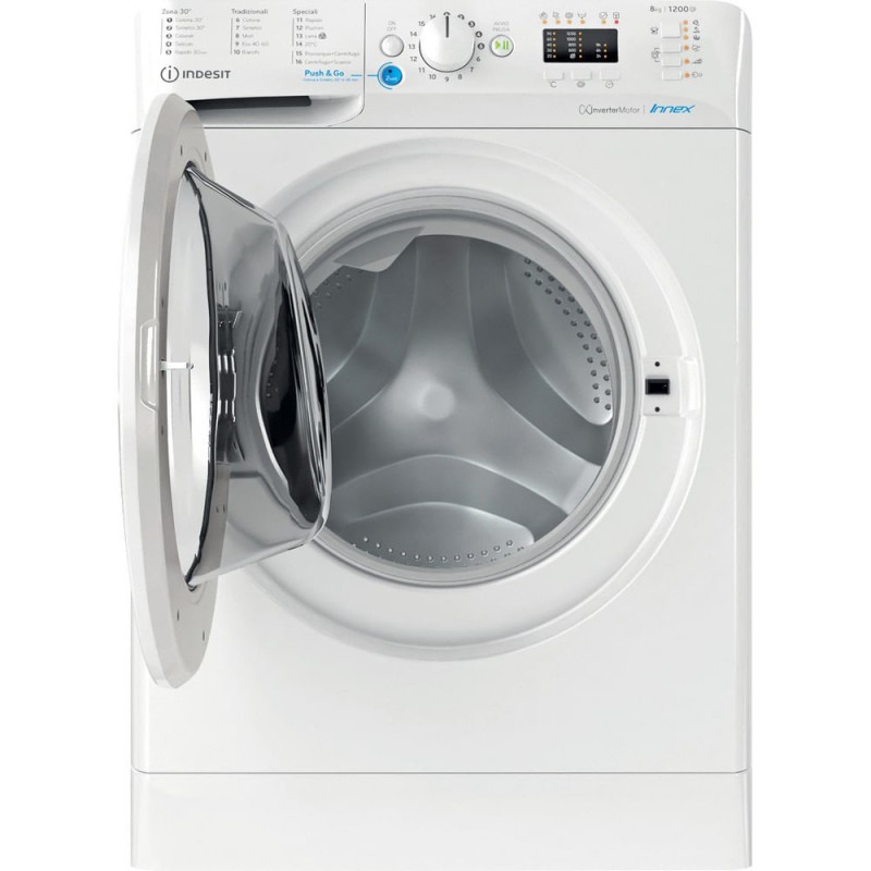 Indesit BWA 81285X W IT lavadora Carga frontal 8 kg 1200 RPM B Blanco