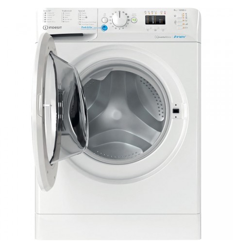 Indesit BWA 81285X W IT lavadora Carga frontal 8 kg 1200 RPM B Blanco