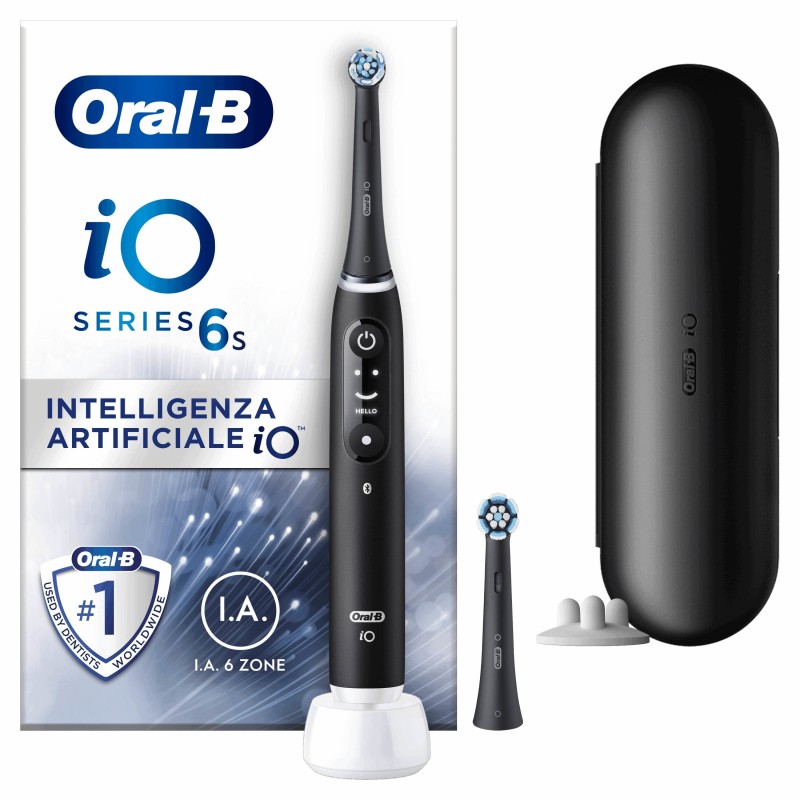 Oral-B iO 6 Erwachsener Vibrierende Zahnbürste Schwarz