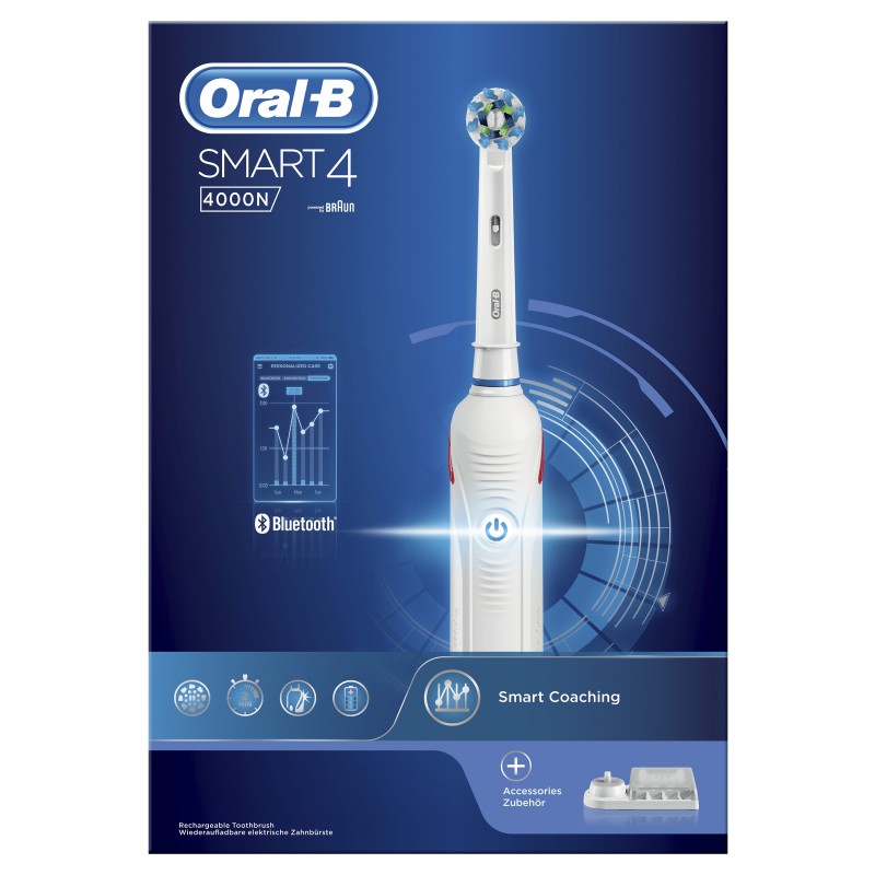 Oral-B 80314186 spazzolino elettrico Adulto Spazzolino rotante-oscillante Bianco