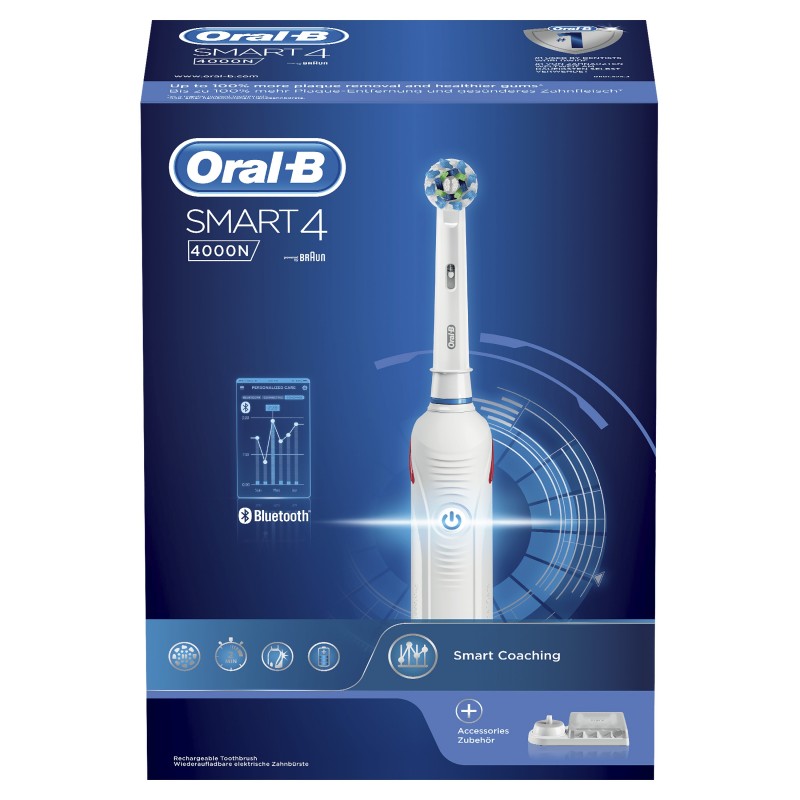 Oral-B 80314186 spazzolino elettrico Adulto Spazzolino rotante-oscillante Bianco