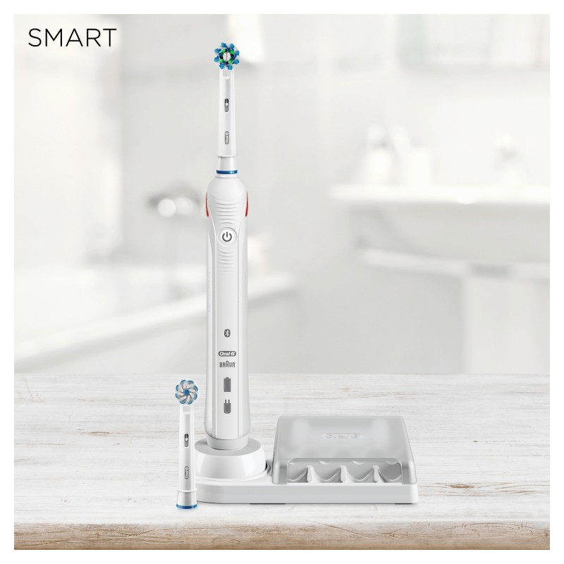 Oral-B 80314186 brosse à dents électrique Adulte Brosse à dents rotative oscillante Blanc