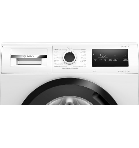 Bosch Serie 4 Lavatrice a carica frontale, , 8 kg, 1200 g min., Cl. C.