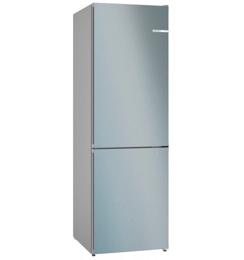 Bosch Serie 4 KGN362LDF frigorifero con congelatore Libera installazione 321 L D Acciaio inossidabile