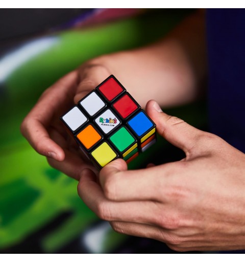 Spin Master Rubik’s Cube, The Original 3x3 Cube 3D Puzzle Fidget Cube Stress Relief Fidget Toy Brain Teasers Travel Games, for