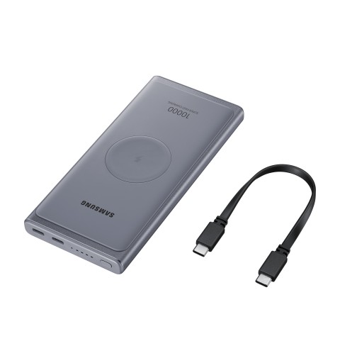 Samsung EB-U3300 10000 mAh Kabelloses Aufladen Grau