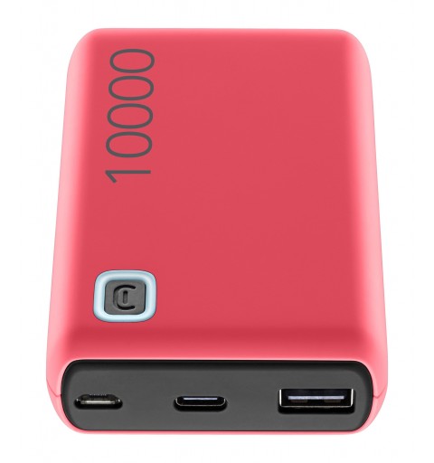 Cellularline ESSENCE Polímero de litio 10000 mAh Negro, Rojo