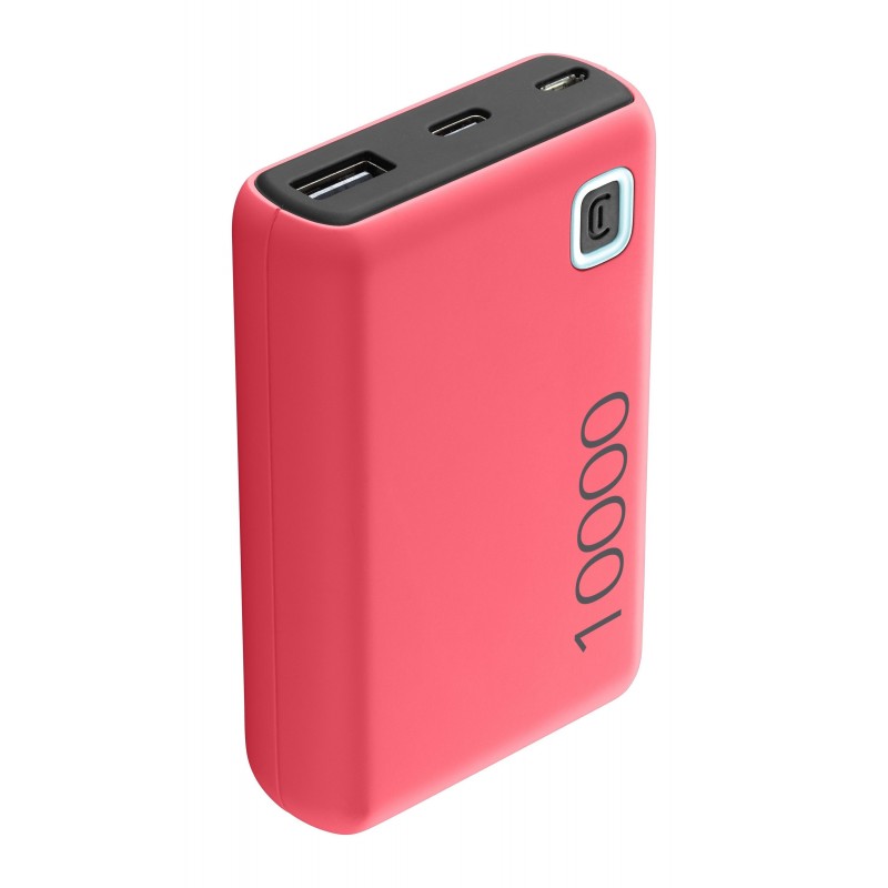 Cellularline ESSENCE Polímero de litio 10000 mAh Negro, Rojo
